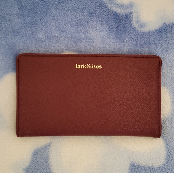 Lark & Ives Continental Snap Wallet - burgundy - Picture 2 of 5